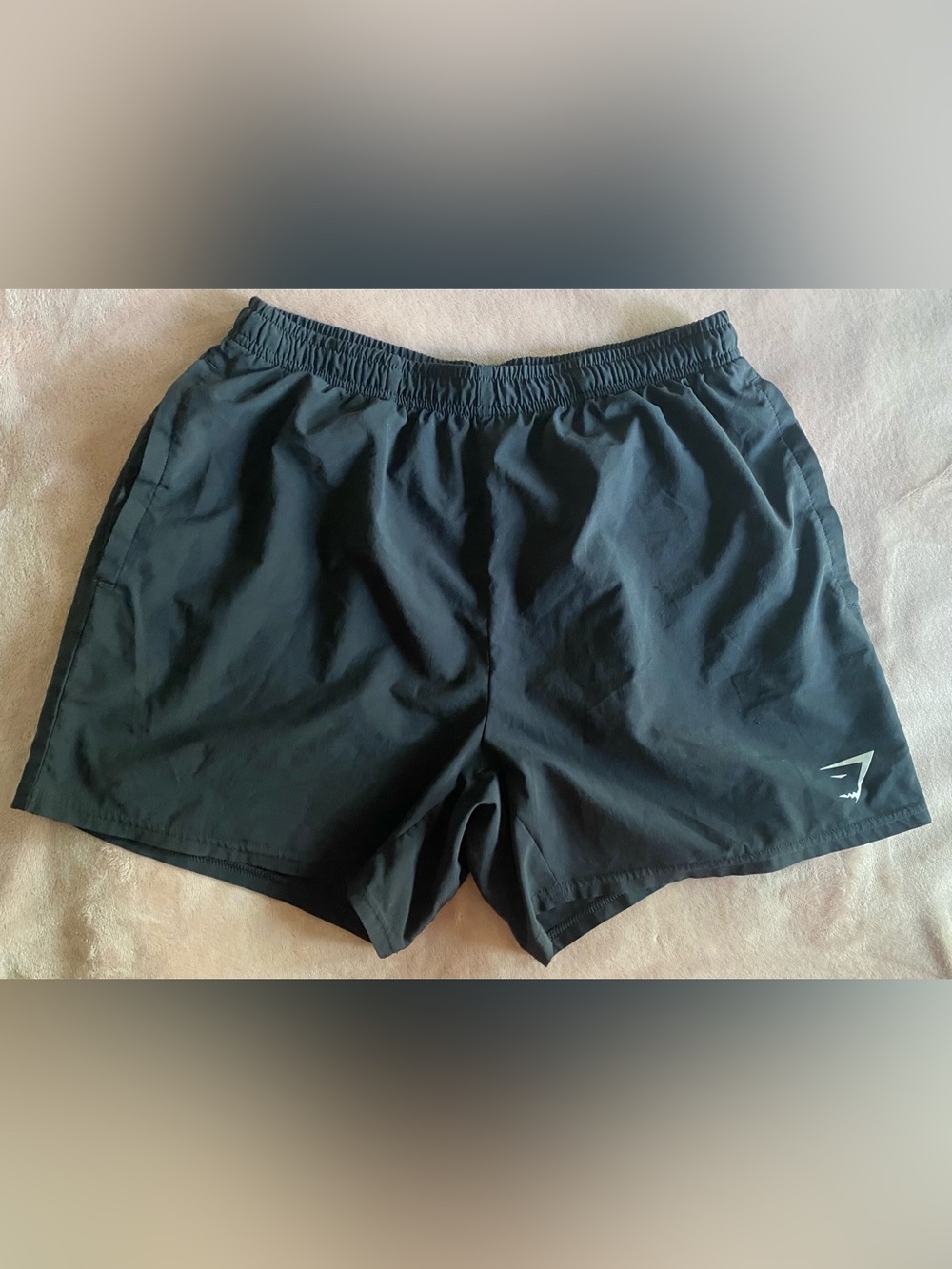 Gymshark Black Elastic Waist Training Shorts